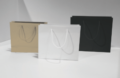 shopper lusso personalizzate non plastificato