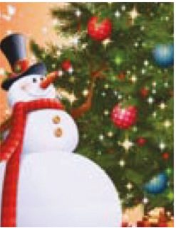 shopper natalizia snowman