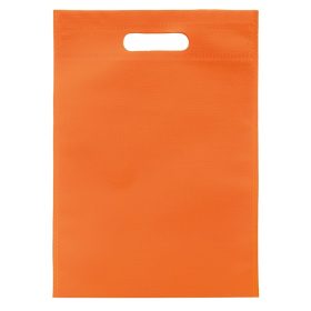 shopper tnt personalizzate arancione manico fagiolo