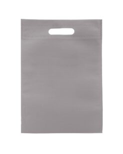 shopper tnt personalizzate grigio manico fagiolo