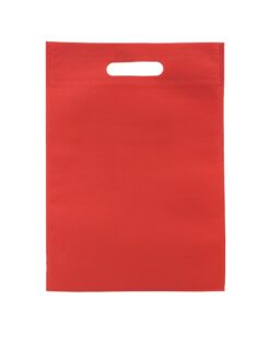 shopper tnt personalizzate rosso manico fagiolo