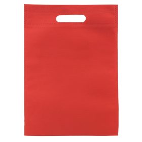 shopper tnt personalizzate rosso manico fagiolo