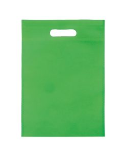 shopper tnt personalizzate verde chiaro lime manico fagiolo