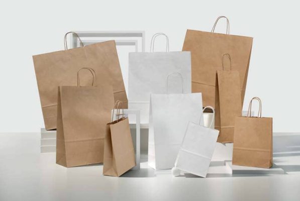 Shopper personalizzate economiche maniglia ritorta