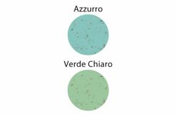 buste personalizzate carta erba colorate azzurro verde chiaro maniglia ritorta