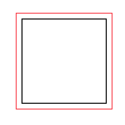 Etichette chiudibusta stampa a caldo – Quadrata – F.to 3.3X3.3