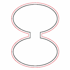 Etichette chiudibusta stampa a caldo – Doppie – F.to 4.4X6