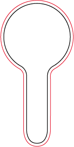 Etichette chiudibusta stampa a caldo – Doppie – F.to 4.04X8.08