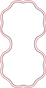 Etichette chiudibusta stampa a caldo – Doppie – F.to 4.24X8.14