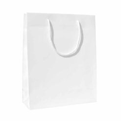 buste lusso plastificato lucido bauletto orizzontali bianco