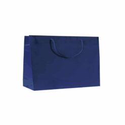 buste lusso plastificato lucido bauletto orizzontali blu