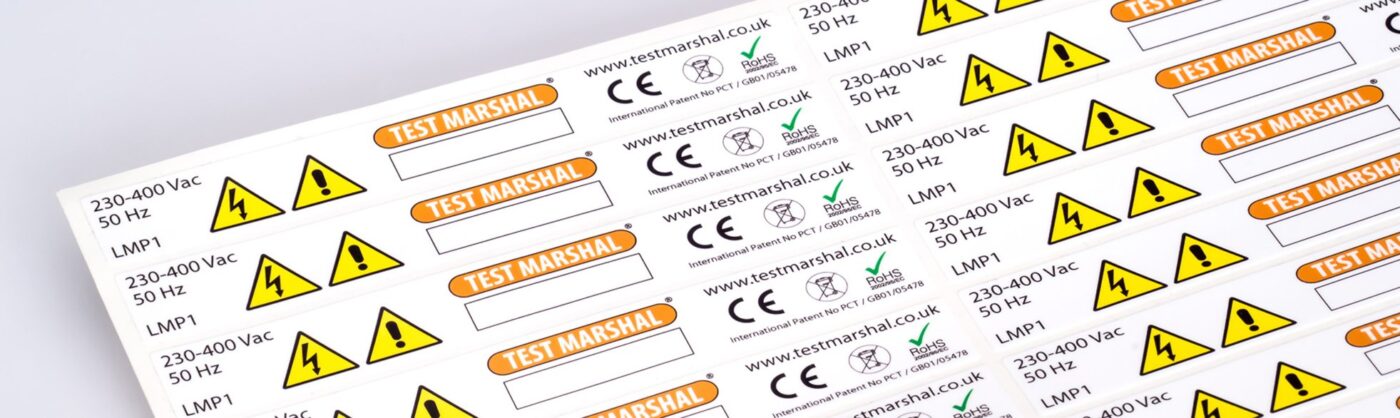 etichette adesive personalizzate di pericolo