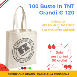 shopper tnt personalizzate offerta kit