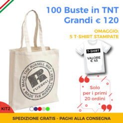 shopper tnt personalizzate offerta kit