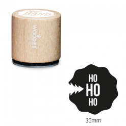 Bollo Woodies - Ho Ho Ho Ho | Area stampa: Diametro 30mm