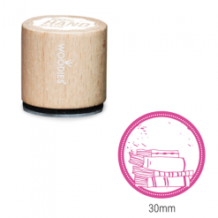 Bollo Woodies - Libri | Area stampa: Diametro 30mm