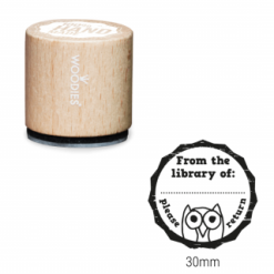 Bollo Woodies - dalla biblioteca di - Area stampa: Diametro 30mm
