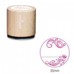 Bollo di Woodies - Ornamento | Area stampa: Diametro 30mm
