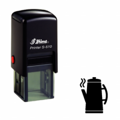 Carta di fedeltà alta caffettiera Timbro manuale autoinchiostrante - Area stampa: 10 x 10mm