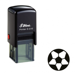Carta di fidelizzazione del calcio Timbro manuale autoinchiostrante | Area stampa: 10 x 10mm