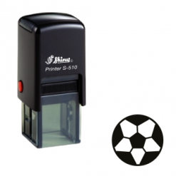 Carta di fidelizzazione del calcio Timbro manuale autoinchiostrante - Area stampa: 10 x 10mm