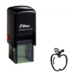 Carta fedeltà Apple Timbro manuale autoinchiostrante | Area stampa: 10 x 10mm