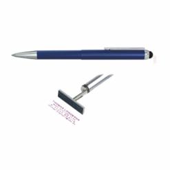 HERI 3303 Timbro & Touch Smart Pen - (Blue Shell) - Area stampa: 35 x 8