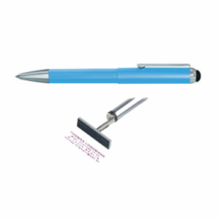 Hori 3313 Stamp & Touch Smart Pen - (Shell Blue Light) - Area stampa: 35 x 8