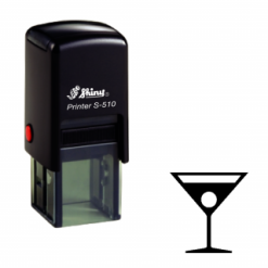 Martini Glass No.1 Carta fedeltà Timbro manuale autoinchiostrante - Area stampa: 10 x 10mm