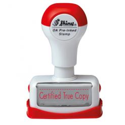 OA Certificato True Copy Stamp - NC27 | Area stampa: 35 x 10mm