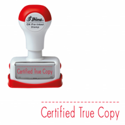 OA Certificato True Copy Stamp - NC27 - Area stampa: 35 x 10mm
