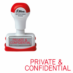 OA Private & Confidential Stamp - NP18 - Area stampa: 35 x 10mm