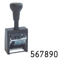 Reiner B6K Numero automatico Timbro 5.5mm | Dimensioni dell'impressione Caratteri da 5