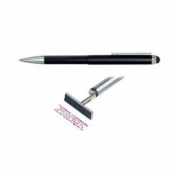 Timbro Heri 3302 Penna Smart Pen - (guscio nero) - Area stampa: 35 x 8