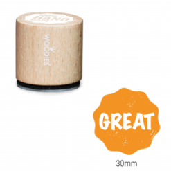 Timbro Woodies - Grande - Area stampa: Diametro 30mm