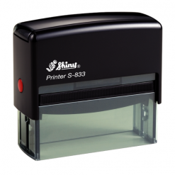 Timbro autoinchistrante personalizzato stampa express S-833 | Area stampa: 80 x 23mm fino a 6 righe di testo