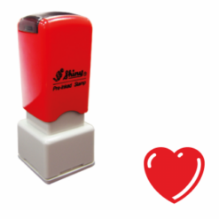 Timbro motivazionale del cuore - HS004 - Area stampa: 11 x 11mm