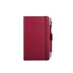 160 pagine a righe - Notes pen class - PB607-colore-Bordeaux