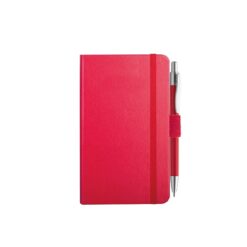 160 pagine a righe - Notes pen class - PB607-colore-Rosso