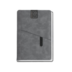 Agenda giornaliera - PB265 - f.to cm 15x21-colore-Grigio