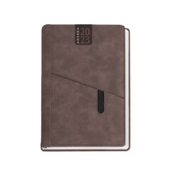 Agenda giornaliera - PB265 - f.to cm 15x21-colore-Marrone