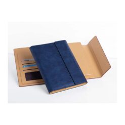 Agenda portafoglio - PB028SDS - interno giornaliero cm 17x24 ca. cm 22x27,5 ca-colore-Blu