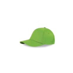 Berretto 5 pannelli cotone twill 108/58 - Basic golf - PM105-colore-Verde Lime