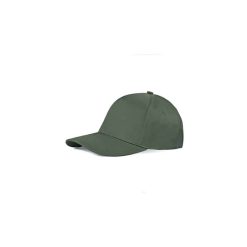 Berretto 5 pannelli cotone twill 108/58 - Basic golf - PM105-colore-Verde Militare