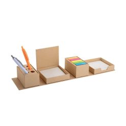 Blocco di carta portapenne/fogli - Notes box cube - PH606-colore-Ecru