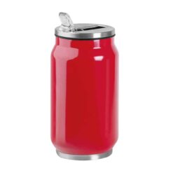 Borraccia termica acciaio 330 ml doppio strato 304+201 - Steel can 330 - PC434-colore-Rosso