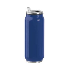 Borraccia termica acciaio 500 ml doppio strato 304+201 - Steel can 500 - PC435-colore-Blu