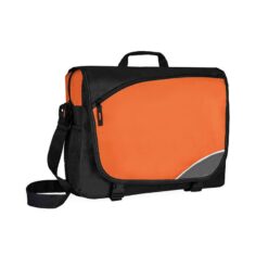 Borsa bicolore portadocumenti nylon 600d - Quota - PH224-colore-Arancio