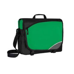 Borsa bicolore portadocumenti nylon 600d - Quota - PH224-colore-Verde