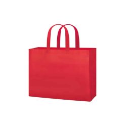 Borsa shopping con soffietto - Margaret - PG145-colore-Rosso
